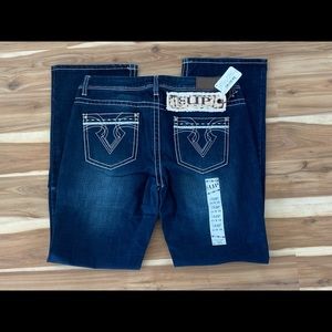 NWT Cowgirl Up Mid Rise Jeans - Size 33x34